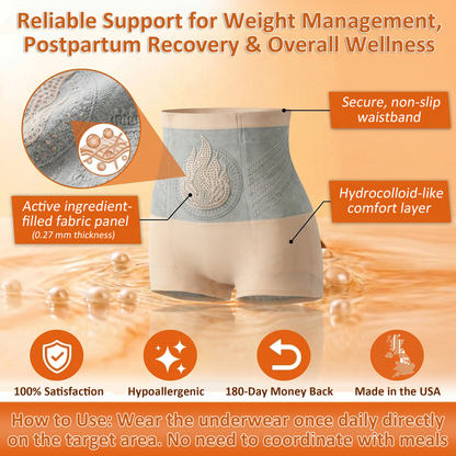 🧧🎈PAURAJU® 30-Min All-in-One Micro-Particle Fat-Burning Shorts✅Ignites deep microcirculation to melt fat, flush toxins, and reverse metabolic aging.