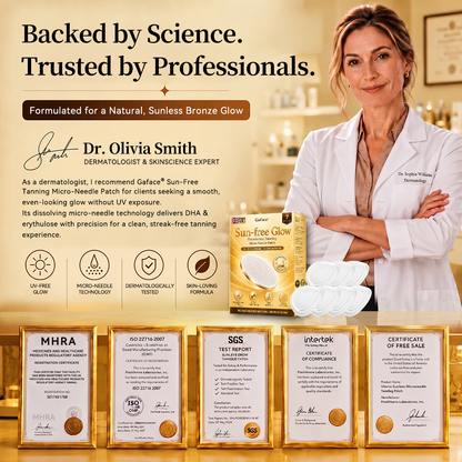𝗚𝗮𝗳𝗮𝗰𝗲®☀️ 🐻Sunless Natural Glow Transdermal Tanning Micro-Needle Patch