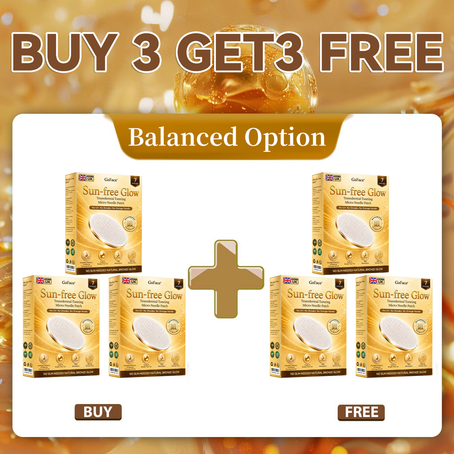 𝗚𝗮𝗳𝗮𝗰𝗲®☀️ 🐻Sunless Natural Glow Transdermal Tanning Micro-Needle Patch