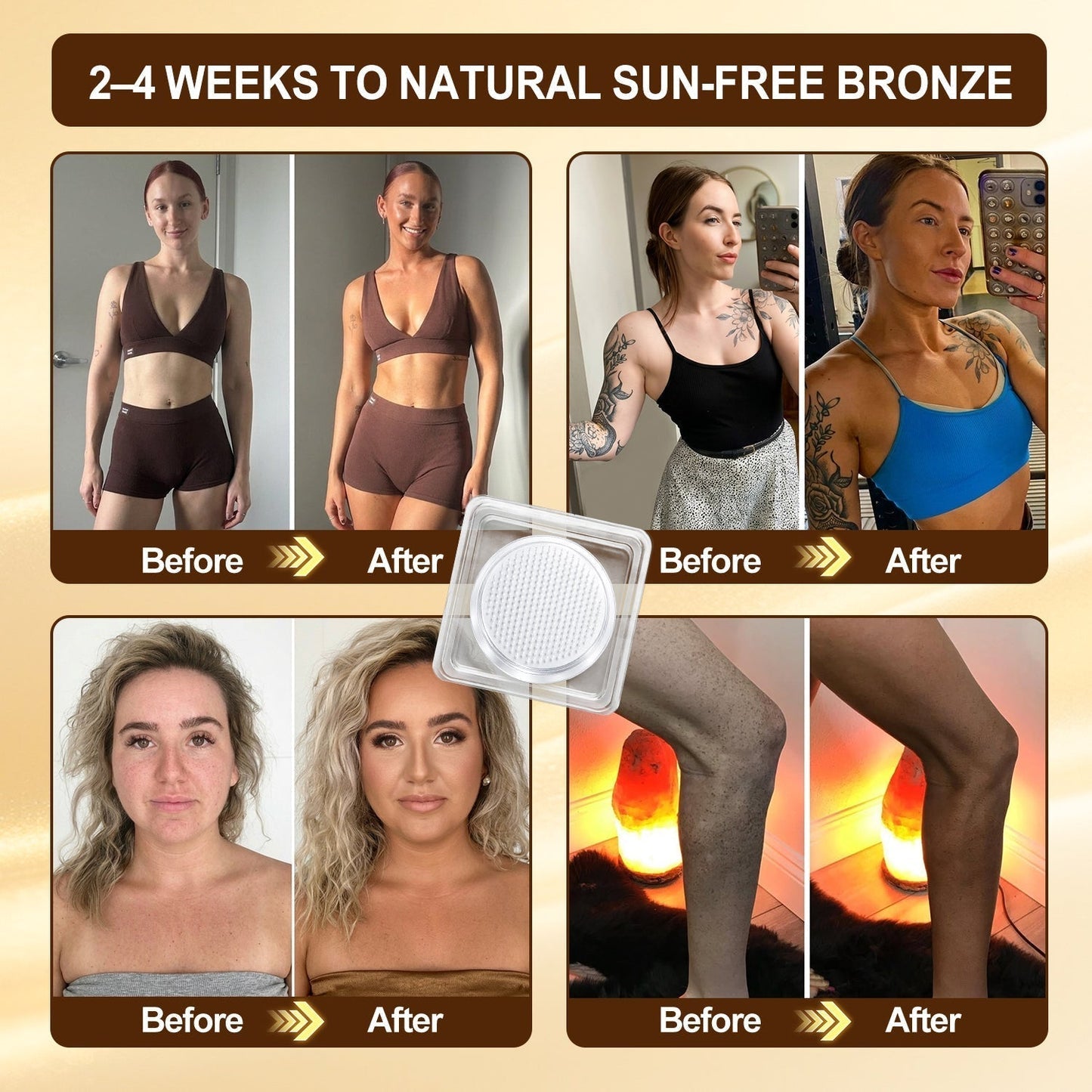 𝗚𝗮𝗳𝗮𝗰𝗲®☀️ 🐻Sunless Natural Glow Transdermal Tanning Micro-Needle Patch