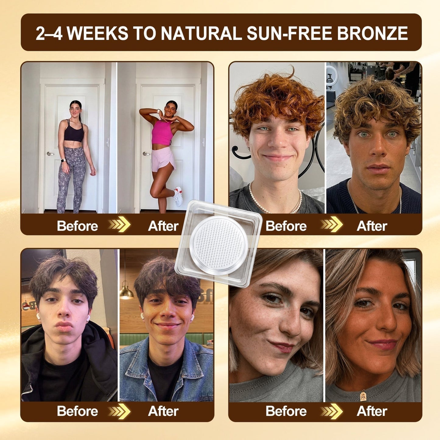 𝗚𝗮𝗳𝗮𝗰𝗲®☀️ 🐻Sunless Natural Glow Transdermal Tanning Micro-Needle Patch