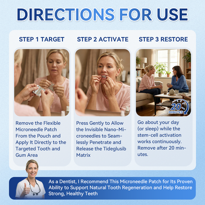 🦷𝐆𝐥𝐢𝐦𝐦𝐞𝐫𝐥𝐲® 🎟️𝐓𝐢𝐝𝐞𝐠𝐥𝐮𝐬𝐢𝐛 𝐓𝐨𝐨𝐭𝐡 & 𝐆𝐮𝐦 𝐑𝐞𝐩𝐚𝐢𝐫 𝐌𝐢𝐜𝐫𝐨𝐧𝐞𝐞𝐝𝐥𝐞 𝐏𝐚𝐭𝐜𝐡  | 𝐀𝐝𝐯𝐚𝐧𝐜𝐞𝐝 𝐒𝐭𝐞𝐦-𝐂𝐞𝐥𝐥 𝐀𝐜𝐭𝐢𝐯𝐚𝐭𝐢𝐨𝐧 𝐓𝐞𝐞𝐭𝐡 𝐒𝐭𝐫𝐢𝐩𝐬(🦷𝐑𝐞𝐛𝐮𝐢𝐥𝐝 𝐄𝐧𝐚𝐦𝐞𝐥 & 𝐃𝐞𝐧𝐭𝐢𝐧 • 𝐒𝐭𝐫𝐞𝐧𝐠𝐭𝐡𝐞𝐧 𝐆𝐮𝐦𝐬 • 𝐄𝐫𝐚𝐝𝐢𝐜𝐚𝐭𝐞 𝐓𝐚𝐫𝐭𝐚𝐫 & 𝐎𝐝𝐨𝐫 • 𝐒𝐭𝐨𝐩 𝐓𝐨𝐨𝐭𝐡 𝐒𝐞𝐧𝐬𝐢𝐭𝐢𝐯𝐢𝐭𝐲)